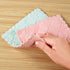 Hypermotion Pack 12 Microfiber Cleaning Cloth, Kitchen Towels, Double-Sided Microfiber Towel Lint Free Highly Absorbent