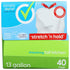Topco Associates 13 Simply Done, Tall Kitchen Bags, Drawstring, Clean Fresh Scent, Gallon