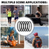 Lyreh 6pcs Patellar Tendon Support Straps, Silicone Patella Band Stabilizer with Storage Bag Elastic Patella Knee Brace