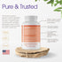 Pure Zinc Supplement, Natural Zinc Glycinate 25mg, 120 Capsules - Pure Micronutrients