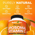 Nutrivein Liposomal Vitamin C 1650mg - 180 Capsules - High Absorption Ascorbic Acid for Immune System Support
