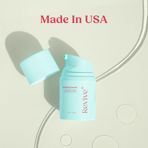 Red Light Therapy Activation Serum: Amplify Effects & Reduce Wrinkles with Hydrating Serum for Face, Green Tea Serum,