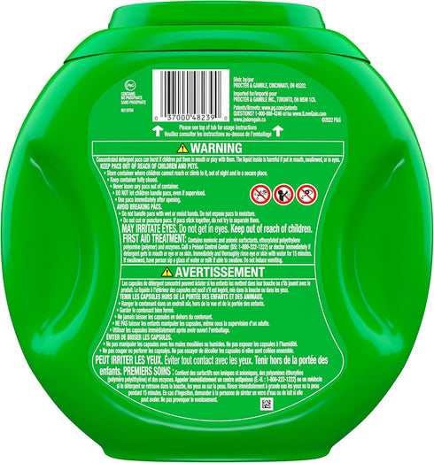 Gain flings! Laundry Detergent Soap Pacs, HE Compatible, 60 Count, Long Lasting Scent, Island Fresh