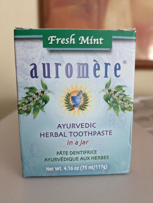 Auromere Toothpaste Jar, Pack of 1, 4.16 oz