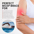 FEATOL Bicep Tendonitis Brace with 2 Gel Ice Packs, Upper Arm Brace Tricep Compression Sleeve Support for Hot & Cold