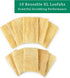 Natural Loofah Kitchen Sponge, XL 10 Pack Natural Sponges for Dishes, Eco Friendly Compostable Biodegradable Kitchen