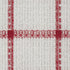 DII Windowpane Dishrag Set, Scrubber Dishcloths Collection, 12x12, White/Red Stripe, 6 Piece