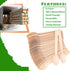 100 Pack Disposable Wood Cutlery Spoons - Biodegradable Earth Friendly Wooden Spoons, 6.3 Inch Length