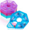ZALIK 4 pk Pill Box, Pill Organizer, Pill Case, Pill Container, Weekly Pill