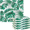 SUABO Monstera Palm Tree Leaf Kitchen Towels, 6 Pack Reusable Cleaning Dish Cloths for Kitchen