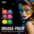 Water Activated UV Black Light Face and Body Paint, 6 Color Pack for Costume, Halloween, Club Makeup