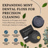 Dr. Zaghi Expanding Remineralization+ Thick Dental Floss 5 Pack, Pure Mint Expanding Floss, Oral Care Stretchable Hydroxyapatite Mineral Tooth Floss for Plaque and Gum Protection 32 Yards x 5 Flossers