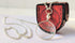 Silver Coated Magnifying Glass with Optical Lens and Beautiful Necklace Chain Monocle for Fine Print