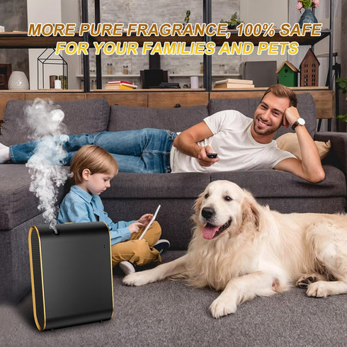 Wankeer 1500 Smart Scent Air Machine for Home, Sq. Ft Hotel Collection Diffuser with Cold Air Tech, Whole House