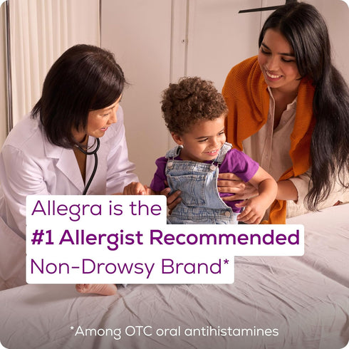 Allegra Children's 12-Hour Allergy Relief Liquid, 30 mg Fexofenadine HCI, Berry Flavor, 4 oz