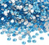 Honbay 1440PCS 5mm ss20 Light Blue Sparkly Round Flatback Rhinestones Crystals, Non-Self-Adhesive