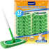 KEEPOW Reusable Wet Pads Refills, 12 Pack Compatible with Swiffer Sweeper Mop for Hardwood Floor Cleaning