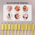 PANA Professional 3/32" Shank Size - Flat Top Large Barrel Gold Carbide Bit, Extra Fine Grit