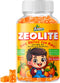 Juneno Zeolite Kids Detox Gummies - Total Body Cleanse Micronized Chewables Supplement with