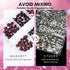 Makartt Dark Purple Rhinestone Nail Charms, Flatback Round Amethyst Crystal Glass Jewels for DIY Nail Art Supplies