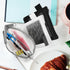 Healifty 3pcs Mesh Coins Purse, Mini Makeup Bag Organizer, Portable Storage Bags for Cosmetics