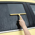 HIWARE All-Purpose Shower Squeegee, 12 Inches for Shower Doors, Bathroom, Window, and Car Glass - Brass, Stainless Steel