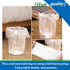 Hommaly 8 Gallon Medium Clear Trash Bags, 86 pcs, Strong Garbage Bags for Office, Fit 7-8 Gallon Waste Basket