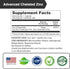 Lovita Zinc 50mg - Potent Highly-Absorbed Chelated Zinc Supplements, Picolinate & Bisglycinate - Vegan, Gluten Free,