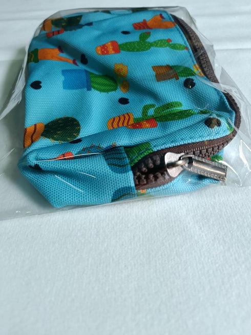 LParkin Canvas Cactus Pencil Case - Makeup Cosmetic Bag and Stationary Pouch