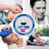 4 Packs Reusable Ice Pack for Cold and Hot Use - Hot Water Bag for Kids & Adults, 5.5 Inches (Classic Pure Style)