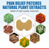 Knee Pain Relief Patches, Fast-Acting Natural Pain Patch Paste, Easy to Use, 48 Count