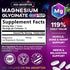 Magnesium Glycinate 500mg | High Absorption Chelated Supplement for Bone, Muscle, Nerves & Heart Health | 120 Tablets,