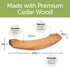 Multi-Function Lower Back Bolster & Wooden Pillow for Back Pain Relief, Massage, Support