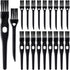 PAGOW 24 Pcs Electric Razor Cleaning Brush, Shaver Razor Clipper Cleaner Brush with Nylon Bristles, 2 Sizes (Black)