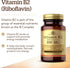 Solgar Vitamin B2 (Riboflavin) 100mg, 100 Vegetable Capsules - Non-GMO, Vegan, Gluten Free, Dairy Free, Kosher, Halal -