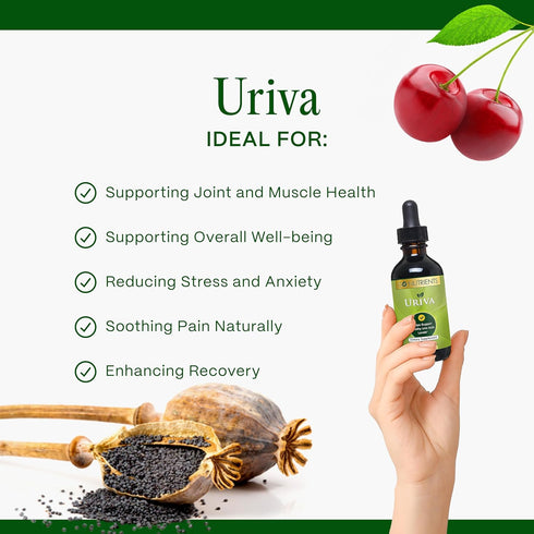 Go Nutrients Uriva, Advanced Uric Acid Flush Cleanse with Tart Cherry Extract, 2.0 oz Liquid Drops
