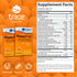 Trace Minerals Power Pak Electrolyte Powder Packets, 60 Packets, 1200 mg Vitamin C, Zinc, Magnesium, Orange Blast