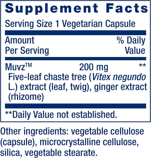 Life Extension Lower Back Relief Supplement, 60 Capsules - Chinese Chaste Tree & Ginger Extract for Discomfort &