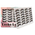 Losha Eyelashes Natural Look Faux Mink Lashes Pack, Handmade Fluffy False Eyelashes, 14 Pairs Cat Eye Lashes