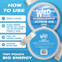 Wild Pouches 60mg 20 Wild Caffeine Pouches Nicotine Free Citrus Ice - x Energy Pouches - Caffeine Pouch