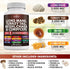 NEW AGE Lions Mane 3000mg 20in1 Mushroom Supplement with Turkey Tail 2000mg Reishi 1000mg Cordyceps Chaga 1000mg with Marshmallow Root