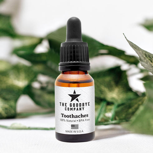 The Goodbye Company Toothache Pain Relief – Infused with Clove & Peppermint Oil, 100% Natural Tooth Ache Reliever