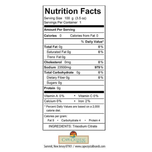 Sodium Citrate 100% Food Grade for Spherification - Kosher Certified (8 Oz)