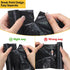Small Trash Bags, 2.6 Gallon Drawstring Garbage Bags, 75 Count Portable PE Trash Bags for Office Bedroom Bathroom, Black