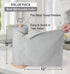 Microfiber Cleaning Cloth, 50 Packs Reusable Paper Towels Rolls for Kitchen, Bathroom, Car, 12x12 inch