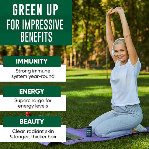 Chlorophyll Capsules 600 mg - Natural Chlorophyll Pills for Women & Men, BioAvailable Supplement for Energy, Immunity,