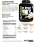 NutraBio Classic Whey Protein Powder - 25G Protein Per Scoop, No Fillers, Chocolate Milkshake Flavor, 2 Pounds