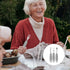 3Pcs Adaptive Utensils Set for Elderly: Weighted & Handicapped, Easy Grip Stainless Steel