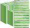 KTHONIOMANTE 200PCS Green & White Stripe Guest Napkins, 2 Ply Disposable Paper Pack,