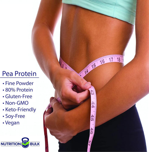 Pea Protein Powder - NutritionBulk.com, Isolate, Unflavored, Dairy-Free, Vegan, Gluten-Free (1 lb)